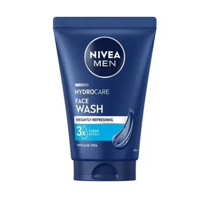 Nivea, Men Hydrocare, żel do mycia twarzy, 100 ml