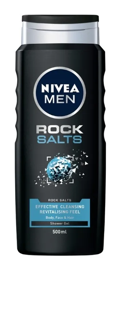 Nivea Men, Rock Salts, żel pod prysznic, 500 ml