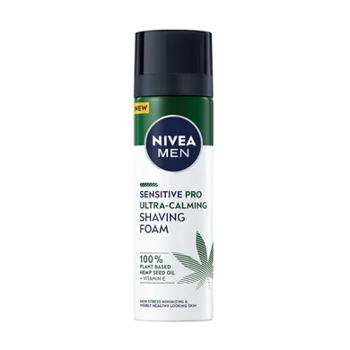 Nivea, Men Sensitive Pro Ultra-Calming, pianka do golenia, 200 ml