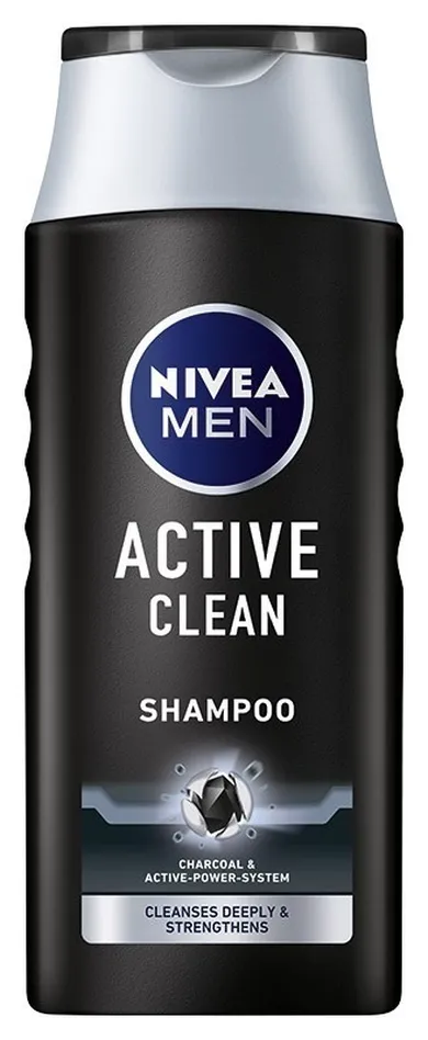 Nivea Men, szampon do włosów Active Clean, oczyszczający, 400 ml