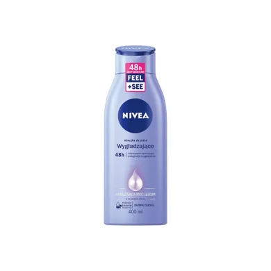 Nivea, Nawilżająca Moc Serum, wygładzające mleczko do ciała, 400 ml