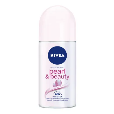 Nivea, Pearl&Beauty, dezodorant, roll-on, damski, 50 ml