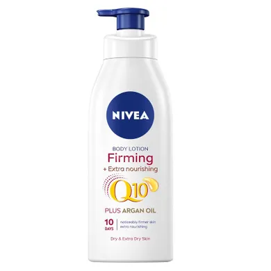 Nivea, Q10, ujędrniający + odżywczy balsam do ciała z pompką, 400 ml