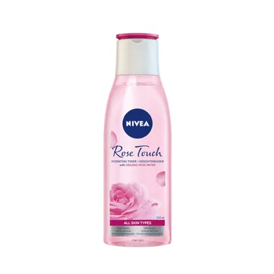 Nivea, Rose Touch, tonik nawilżający z organiczną wodą różaną, 200 ml