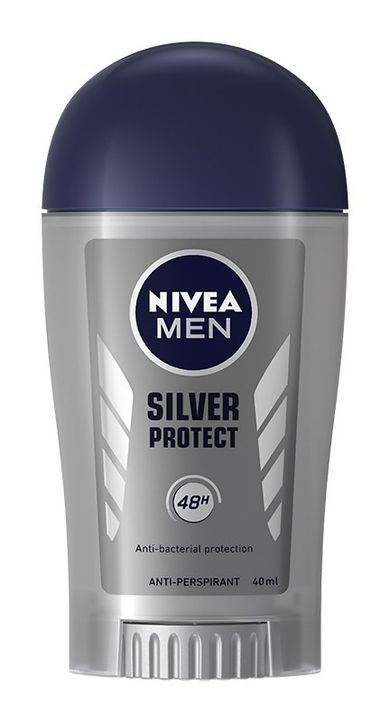 Nivea, Silver Protect, dezodorant, sztyft męski, 50 ml
