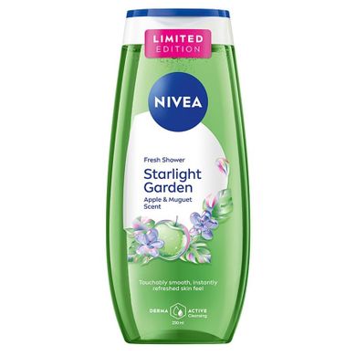 Nivea, Starlight Garden, odświeżający żel pod prysznic, 250 ml