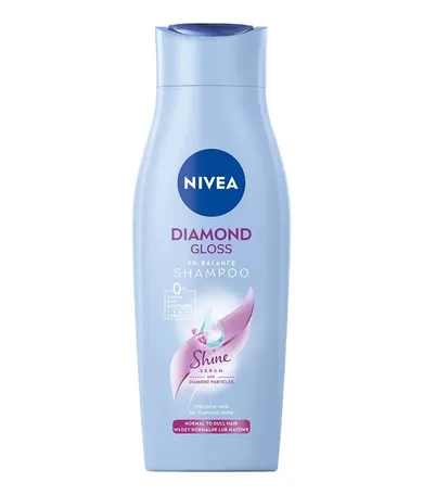 Nivea, szampon pielęgnujący do włosów, diamond gloss care, 81406, 400 ml