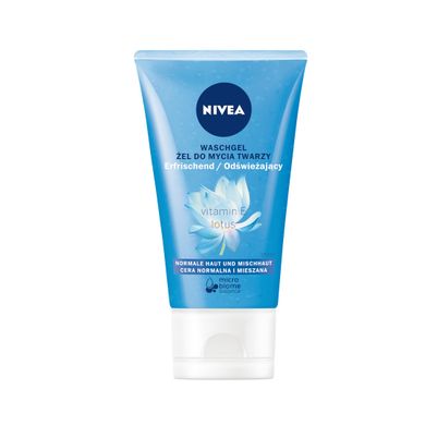 Nivea, żel do mycia twarzy do cery normalnej i mieszanej, 150 ml
