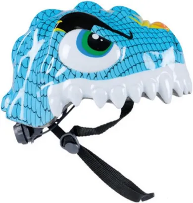 No Fear, kask rowerowy dziecięcy, regulowany, niebieski, 48-52 cm