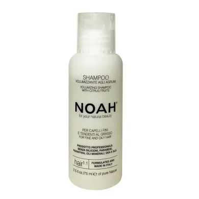 Noah, 1.1. Volumizing Shampoo, szampon zwiększający objętość włosów z cytrusami, 75 ml