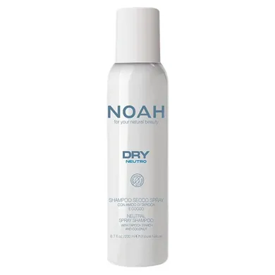 Noah, Dry Neutro Spray Shampoo, suchy szampon ze skrobią z tapioki, 200 ml