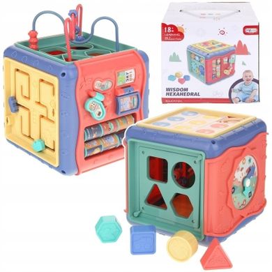 Nobo Kids, edukacyjna kostka sensoryczna 6w1