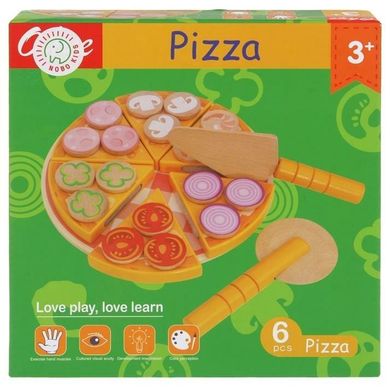 Nobo Kids, pizza drewniana do krojenia na rzepy