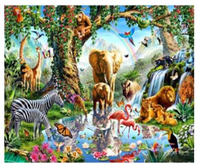 Norimpex, Diamentowa mozaika, Zwierzęta dzikie w raju
