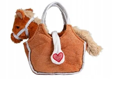 Norimpex, konik w torbie, maskotka, brązowy