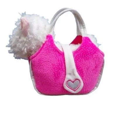 Norimpex, pies west w torbie, maskotka, biały