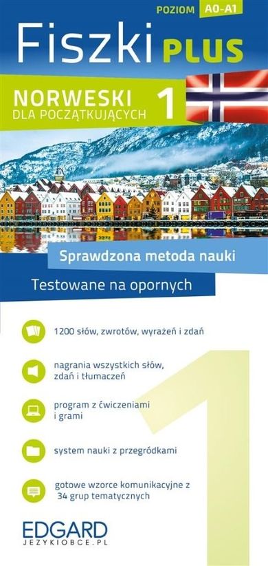 Norweski. Fiszki Plus dla początkujących