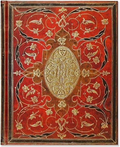 Notatnik duży, bordo, 1 szt.