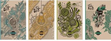 Notatnik ozdobny 190-285, 80K, kratka, twardy, 1 szt.