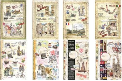 Notatnik ozdobny A4, 80K, kratka, 1 szt.