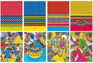 Notatnik ozdobny A5, 80K, gładki, 1 szt.