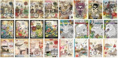 Notatnik ozdobny A5, 80K, kratka, 1 szt.