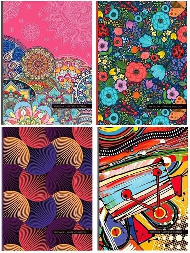 Notatnik ozdobny A5, 80K, kratka, 1 szt.