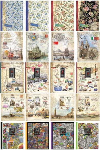 Notatnik ozdobny A5, 80K, kratka, 1 szt.