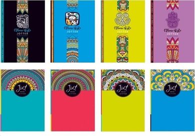 Notatnik ozdobny B6, 120K, gładki usztywniany, 1 szt.