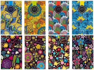 Notatnik ozdobny B6, 80K, linia, 1 szt.