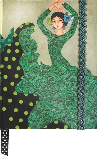 Notatnik ozdobny, Flamenco Bulerias, 1 szt.