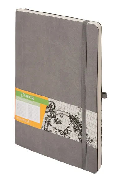Notes Impresja, A5, kratka, szary, 1 szt.