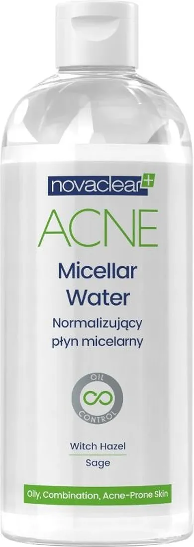 Novaclear, Acne, normalizujący płyn micelarny, 400 ml