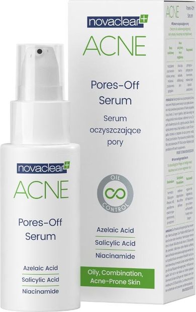 Novaclear, Acne, serum oczyszczające pory, 30 ml