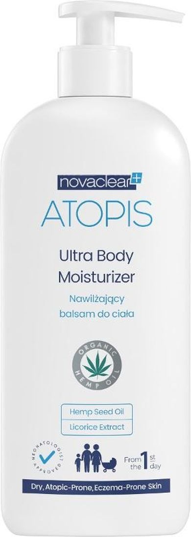 Novaclear, Atopis, nawilżający balsam do ciała, 500 ml