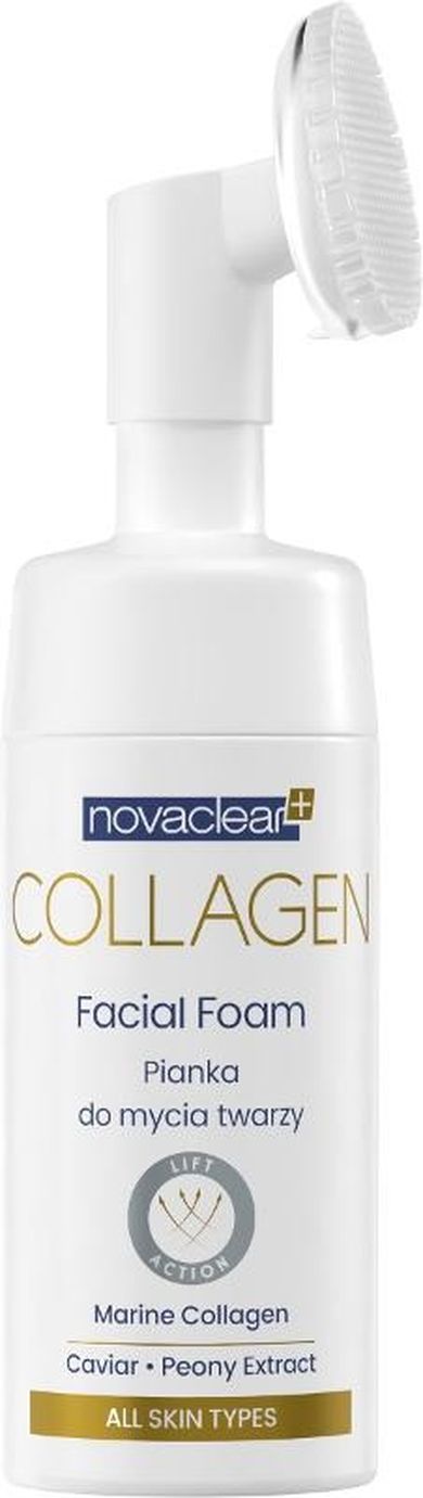 Novaclear, Collagen, pianka do mycia twarzy, 100 ml