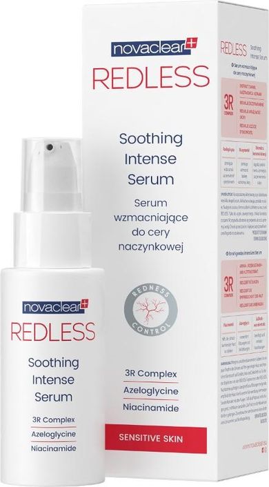 Novaclear, Redless, serum wzmacniające do cery naczynkowej, 30 ml
