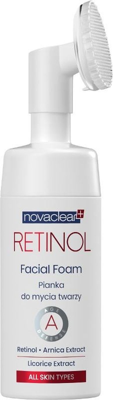 Novaclear, Retinol, pianka do mycia twarzy, 100 ml