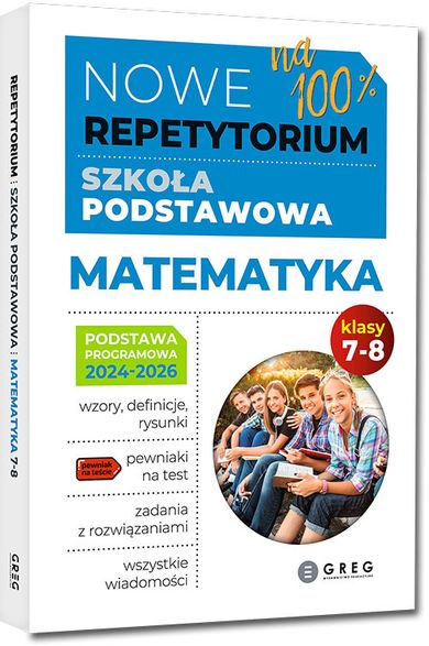 Nowe Repetytorium - szkoła podstawowa. Matematyka, kl. 7-8 - 2024-2026