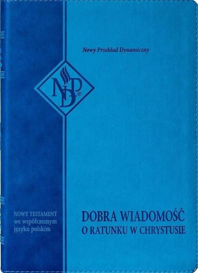 Nowy Testament NPD, błękitna z paginatorami