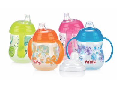 Nuby, treningowy kubek z uchwytami, 270 ml