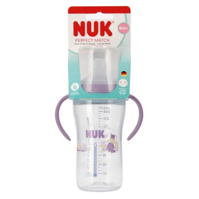 Nuk, butelka do nauki picia, hipopotam, 260 ml