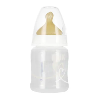 Nuk, butelka ze wskaźnikiem temperatury, smoczek lateksowy, 0-6m, 150 ml