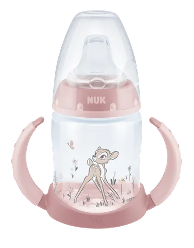 Nuk, First Choice+, Bambi, butelka ze wskaźnikiem temperatury, ustnik niekapek, 6-18 m, 150 ml