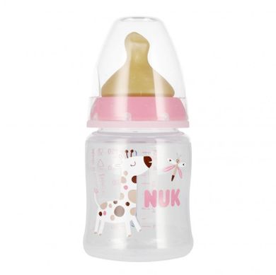 Nuk, First Choice, butelka z wskaźnikiem temperatury, 0-6m, różowa, 150 ml
