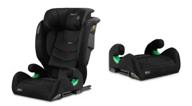 Nukido, Louis Soft, fotelik samochodowy, czarny, 15-36 kg