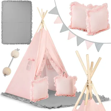 Nukido, namiot tipi dla dzieci, jasno różowy