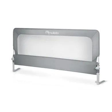 Nukido, NK-228, barierka ochronna do łóżka, szara, 200 cm