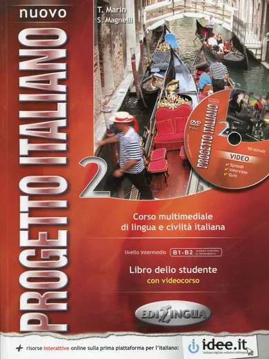 Nuovo Progetto Italiano 2. Libro dello studente + DVD