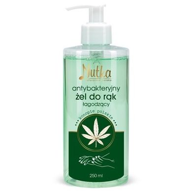 Nutka, Konopie Polskie, antybakteryjny żel do rąk łagodzący, 250 ml